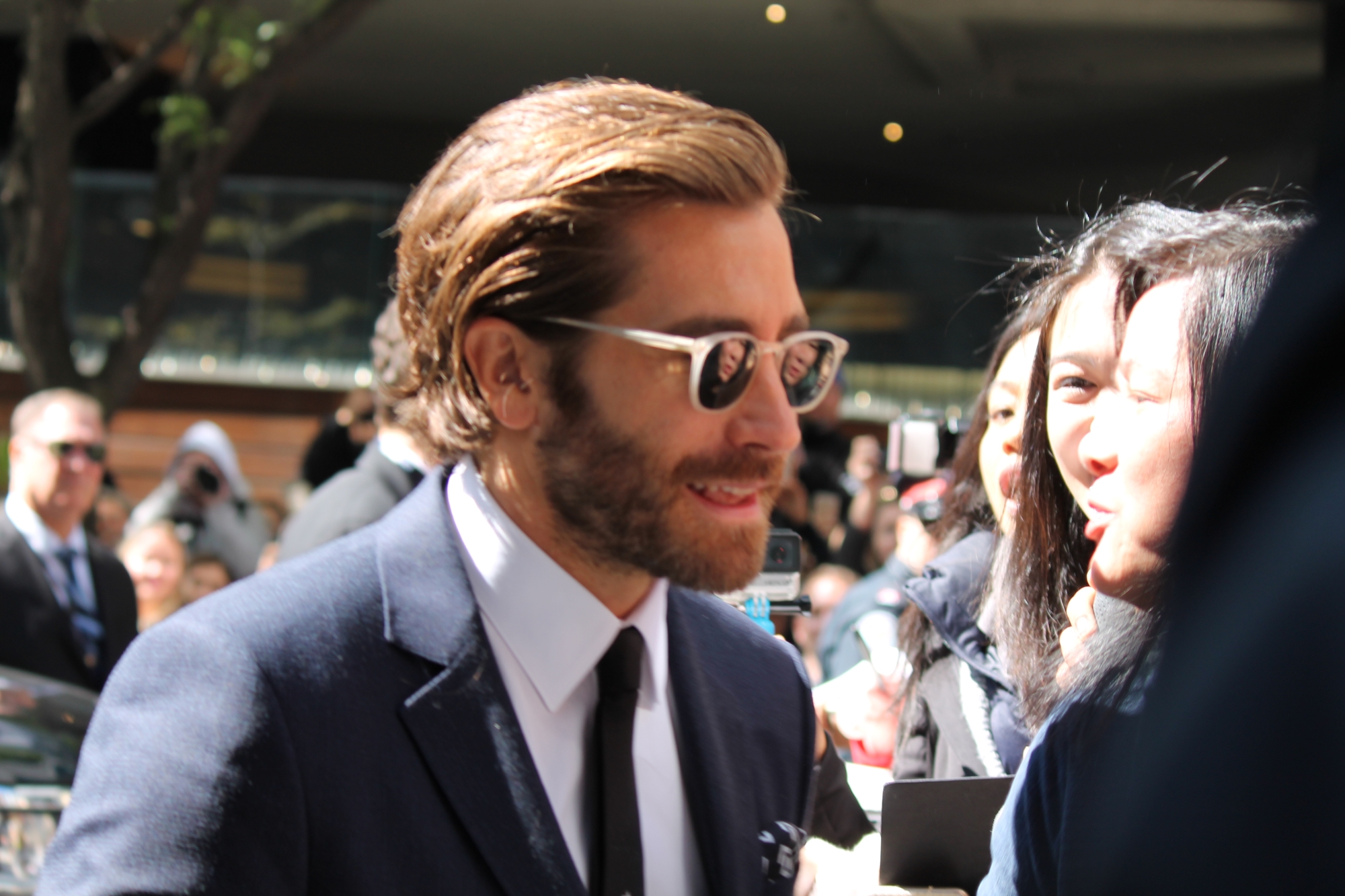 Close-up of actor Jake Gyllenhaal at TIFF