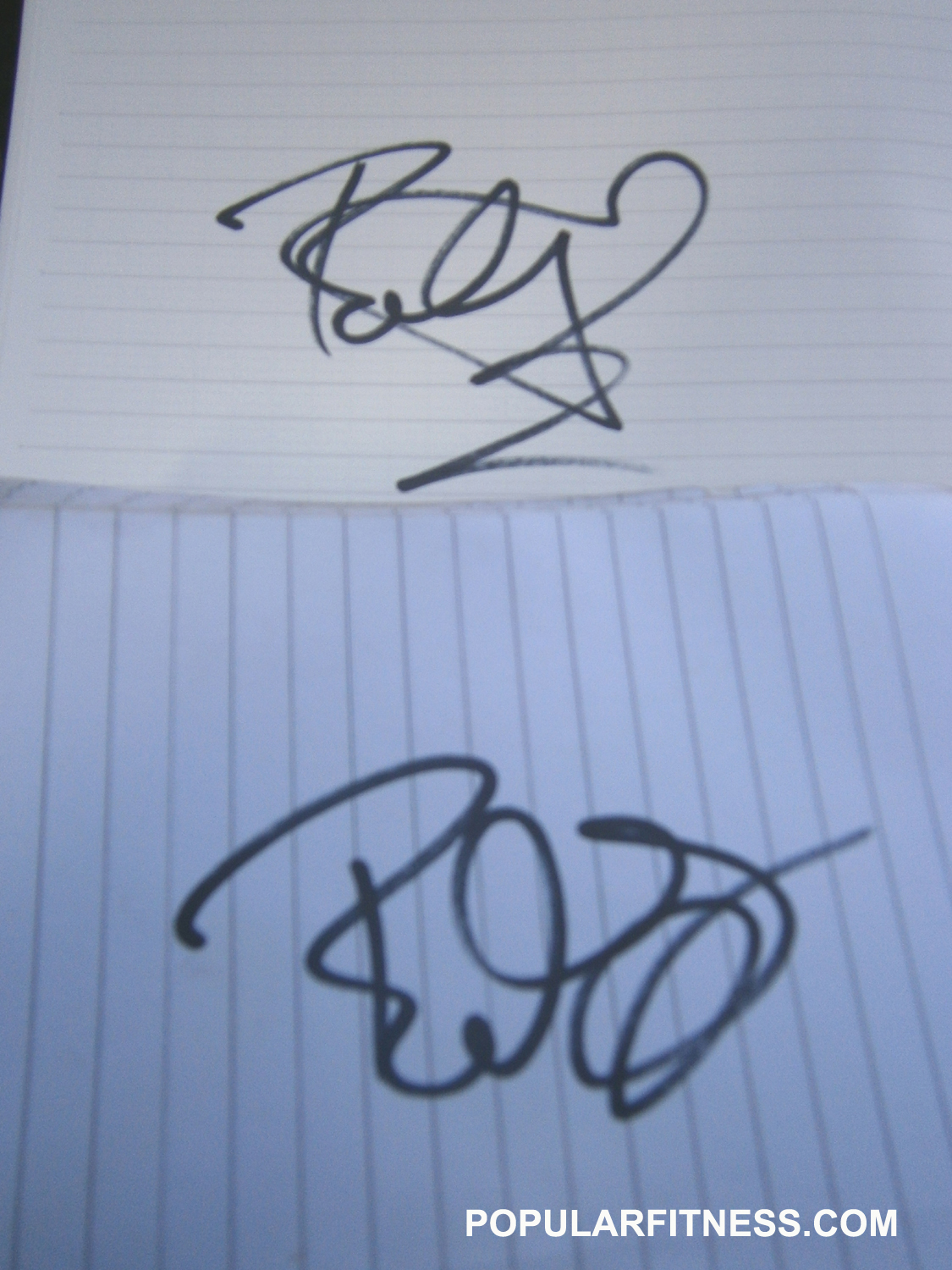 Billy Bob Thornton autographs