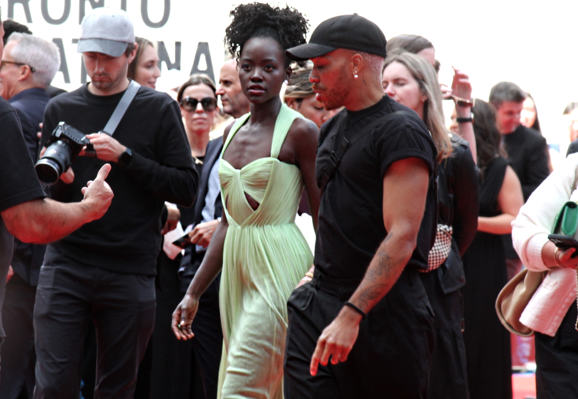 Lupita Nyong'o at TIFF 2024 on the Red Carpet for animated film The Wild Robot - Toronto International Film Festival
